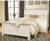 Signature Design by Ashley Willowton Queen Headborad and Footboard (2 Boxes) New Shelf Pull $599