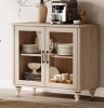 Charlton Home Corretta Sideboard Cabinet With Bar Hutch, Buffet Cabinet With 2 Doors New in Box $399