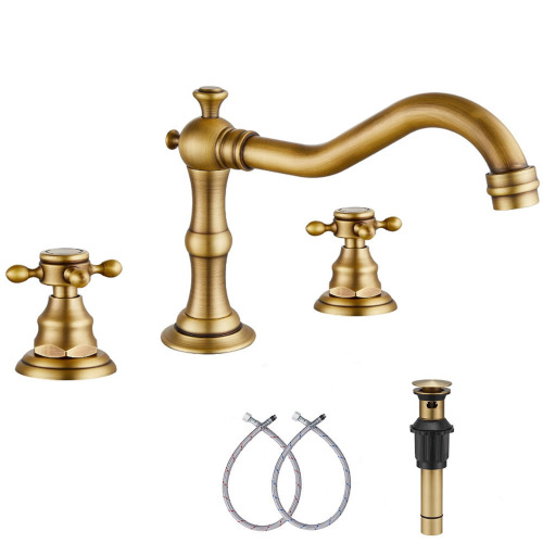 UFINE 2-Handle Bathroom Faucet with Drain Assembly New In Box $299