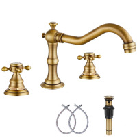 UFINE 2-Handle Bathroom Faucet with Drain Assembly New In Box $299