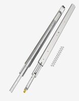 VEVOR Set of Two Drawer Rails, 60 inches, 500 lbs Weight Tolerance, Lockable Ball Bearing Side Mounted Drawer Slide Rail New In Box $199