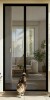 JESSANS Black King Kong Metal Mesh Magnetic Screen Door, Pet Proof Heavy Duty Anti-Tear Hands Free Self-Closing Mosquito Screen Curtain, Weatherproof Anti-Rust Magnetic Bug Screen For Sliding Patio Doors, 82" H x 35" W x 0.1" D New In Box $89