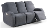 Brayden Studio&reg; Wald 3 Seats Jacquard Recliner Chair Cover Furniture Protector Recliner Slipcovers With Elastic Bottom For Kids Pets / Brayden Studio&reg; Wald 2 Seats Jacquard Recliner Chair Cover Furniture Protector Recliner Slipcovers With Elastic Bottom F