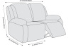 Brayden Studio&reg; Wald 3 Seats Jacquard Recliner Chair Cover Furniture Protector Recliner Slipcovers With Elastic Bottom For Kids Pets / Brayden Studio&reg; Wald 2 Seats Jacquard Recliner Chair Cover Furniture Protector Recliner Slipcovers With Elastic Bottom F - 4