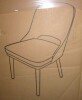 George Oliver Chenille Upholstered Dining Chair With Solid Wood Legs in Green New in Box $399 - 2