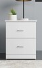 Wade Logan&reg; Allyannah 23.6" 2-Drawer Nightstand New In Box $299