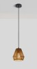 Bay Isle Home&trade; Yingst 7.87 in. Boho Mini Rattan Pendant Light New In Box $299