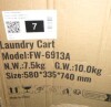 VEVOR Wire Laundry Cart, 2.8Bushel Wire Laundry Basket with Wheels, 26.7''x21.7''x26.4'' Commercial Wire Laundry Basket Cart, Steel Frame with Chrome Finish, 4" Casters, Wire Basket Cart for Laundry New In Box $199 - 2