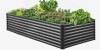 VEVOR Metal Raised Garden Bed, 8 x 4 x 2 ft Outdoor Galvanized Planter Garden Box, Open Bottom Design, Large Planter Raised Bed for Growing Vegetables, Flowers, Herbs, and Succulents, Dark Gray New In Box $199