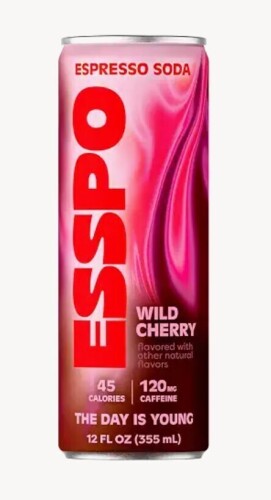 Esspo Wild Cherry Espresso Soda, 12 oz / HALFDAY Prebiotic Raspberry Iced Tea Cans, Supports Digestive & Gut Health, 6g Plant Fiber & Prebiotics, Low Sugar, 35 Calories, Real Brewed Tea, Natural Caffeine, Gluten Free, 12 fl oz New Best by 2/2027 Assorted