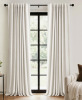Gracie Oaks Graciella Thermal Insulated Faux Linen Textured 100% Blackout Curtains for Bedroom Living Room Back Tab/Rod Pocket (Pair) 132cm 228cm $89