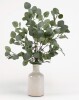 Primrue 26.5 " H Faux Eucalyptus Plant in Ceramic Decorative Vase New In Box $199