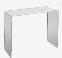 VEVOR Acrylic Console Table, Clear Acrylic End Table, Transparent Acrylic Side Table 37.95x15x29.13 inch New in Box $599