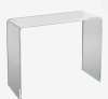 VEVOR Acrylic Console Table, Clear Acrylic End Table, Transparent Acrylic Side Table 37.95x15x29.13 inch New in Box $599