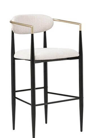 Coaster Furniture Tina 121187 Fabric Upholstered Bar Chair - Beige New in Box $399