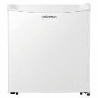 Upstreman 1.7 Cu ft Fridge with Freezer, Single Door Compact Refrigerator, Low Noise, Energy Saving, Adjustable Temperature, Reversible Door, for Home Office Dorm, Stainless Steel FR17, On Working $299