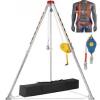 VEVOR Confined Space Tripod Kit, Confined Space Tripod 8' Legs and 98' Cable, Confined Space Rescue Tripod 32.8' Fall Protection, 2600 lbs Winch, Harness, Storage Bag New In Box $499