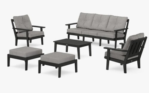 Polywood Oxford 6-Piece Lounge Sofa Set (13 Boxes) New in Box $4299