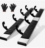 VEVOR Running Boards, 6" Step Bars Compatible with 2019-2023 Chevy Silverado/GMC Sierra 1500/2020-2024 Silverado/Sierra 2500/3500HD Crew Cab, 201 Stainless Steel Side Steps Nerf Bars, 500LBS, 2 Piece New in Box $599