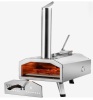 VEVOR Portable Outdoor Oven, 12-inch Pizza Oven, Pellet & Chips & Charcoal Tri-Fuel, Stainless Steel Pizza Grill, Includes Pizza Stone, Waterproof Cover, Shovel, Ideal for Camping & Backyard, Silver New in box $399