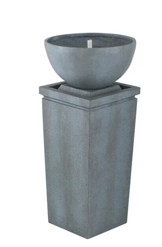 A&B Home Outdoor Zen Bowl Fountain New in box $599