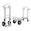 VEVOR Aluminum Folding Hand Truck, 2 in 1 Design 1000 lbs Capacity, Heavy Duty Industrial Collapsible cart, Dolly Cart with Rubber Wheels for Transport and Moving in Warehouse, Supermarket, Garden New in Box $249