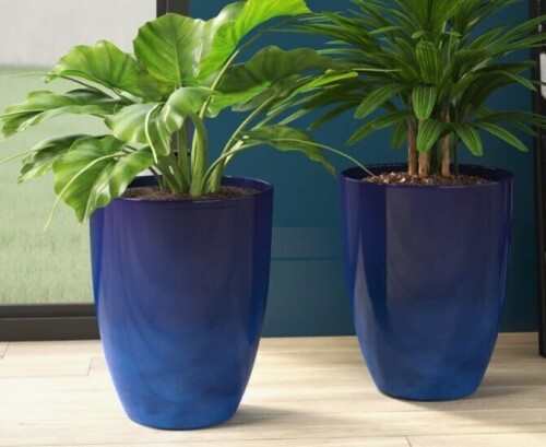Wade Logan Handmade Pot Planter Set of 2 New in Box $199