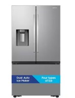 Samsung 36 in. 31 cu. ft. Mega Capacity Standard Depth 3-Door French Door Refrigerator in Stainless Steel with Four Types of Ice New $2999