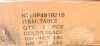English Elm 70-inch black slatted aluminum outdoor patio dining table. New in Box $599 - 2
