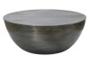 Moes Furntiure Conga Coffee Table Antique Zinc New in Box $699