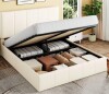 Sha Cerlin King Size Lift-Up Storage Bed, Velvet Headboard with Adjustable Height, No Box Spring Needed New in Box $699