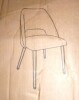 George Oliver Sverker 22.1" W Mid-Century Modern Upholstered Side Chair in Green New in Box $399 - 2