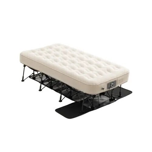 VEVOR Air Mattress with Frame, Inflatable 1 Person Camping Cot with Built-in Pump, Portable Folding Air Beds Supports 300 lbs, Blow Up Anywhere Bed for Guests Camping Travel Indoor & Outdoor Use, New in Box $399