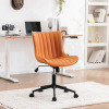 Latitude Run Brionni Leather Office Chair, Camel Performance Faux Leather, New in Box $399