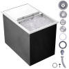 VEVOR Drop in Ice Chest, 27"L x 18"W x 21"H Stainless Steel Ice Cooler, Commercial Ice Bin with Sliding Cover, 40.9 qt Outdoor Kitchen Ice Bar, Drain-pipe and Drain Plug Included, for Cold Wine Beer, New in Box $399