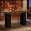 Millwood Pines 63" Bar Table with Thickened Tabletop and Sturdy Base, New in Box $399