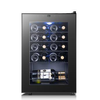 Yeego 20 Bottle Wine Refrigerator/Cooler, Black, New in Box $499