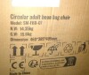 VEVOR Bean Bag Chair, BeanBag Sofa Chair with Armrests for Adults, Fluffy Plush & High-Density Foam Filling Adult Bean Bag with Zapper, Comfy Lazy Sofa Chair Ideal for Living Room, Bedroom, Grey, New in Box $299 - 2