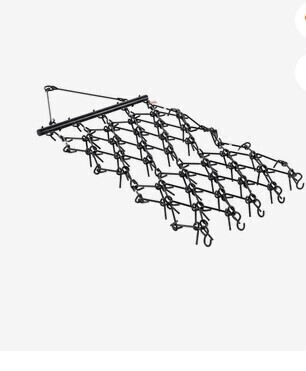 VEVOR Drag Harrow, 4 x 4 ft Durable Chain Harrow with 69 Sharp Teeth, Suitable for ATV UTV Tractor, Ideal for Soil Preparation, Seeding, Smoothing Landscapes, and Yard Gravel Driveway Maintenance New in Box $299
