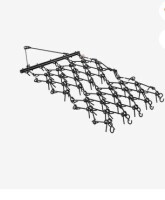 VEVOR Drag Harrow, 4 x 4 ft Durable Chain Harrow with 69 Sharp Teeth, Suitable for ATV UTV Tractor, Ideal for Soil Preparation, Seeding, Smoothing Landscapes, and Yard Gravel Driveway Maintenance New in Box $299