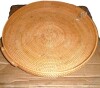 Dakota Fields Round Decorative Woven Rattan Tray With Handles New in Box $239 - 2