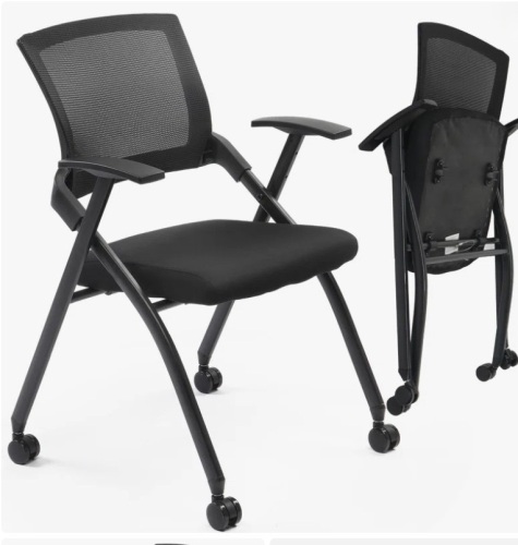 The Twillery Co Montcalm Plastic / Resin Padded Office Folding Chairs Folding Chair New in Box $139