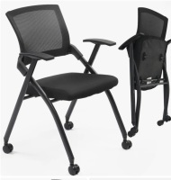 The Twillery Co Montcalm Plastic / Resin Padded Office Folding Chairs Folding Chair New in Box $139
