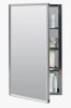 Ebern Designs Fallyn Recessed or Surface Mount Frameless Medicine Cabinet with 3 Adjustable Shelves New in Box $139