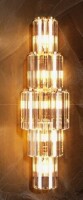 Mercer41 Wall Sconce Lamp Crystal Lighting Fixtures With Long Oblong Crystals New in box $249