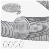 VEVOR Dust Collection Hose, 4'' x 50', Thickened PVC Material Puncture-Resistant Flexible Clear Hose with Carbon Steel Wire Coil 4 x 304 Stainless Clamps, for Table Saw, Band Saw, Planer, Jointer New in Box $139