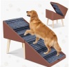 Tucker Murphy Pet Dog Ramp for Bed & Couch, Dog Stairs 25.2 inches High for Large/Medium/Small Doggie, Foldable 2 in 1 Wooden Pet Steps for Puppy Older and Injured Dogs, Split Ottoman Design, No-Slip Surface New in Box $339