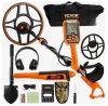 VEVOR Waterproof Metal Detector, 12" Coil, Professional Rechargeable Gold Detector, 39-50 in Adjustable with LCD 7 Modes Advanced DSP Chip Bluetooth Headset, IP68 for Detecting Gold Treasure Hunting New in Box $299