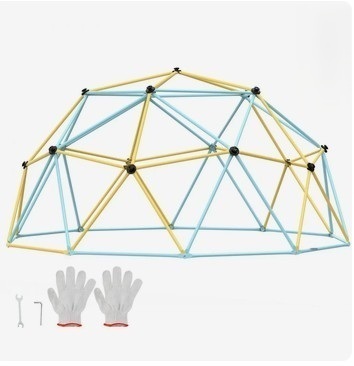 VEVOR Climbing Dome, Jungle Gym Supports 750LBS and Easy Assembly, 10FT Geometric Dome Climber Play Center for Kids 3 to 10 Years Old,with Climbing Grip, Outdoor Backyard Play Equipment for Kids New in Box $269