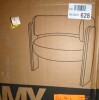 Wrought Studio 33" Wide Upholstered Modern 3-Legs Barrel Accent Chair, Green Velvet $499 - 2